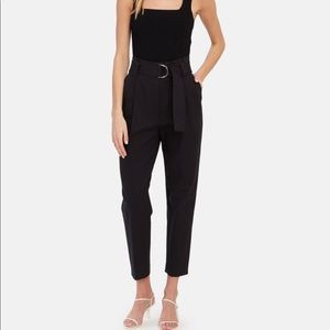 A.L.C. Diego Tapered Paper Bag Trouser Pants